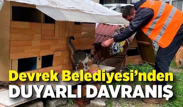 Devrek Belediyesi’nden duyarlı davranış!