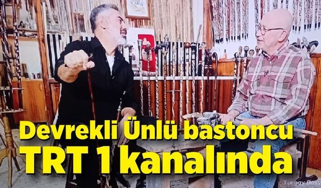 Devrekli Ünlü bastoncu TRT 1 kanalında