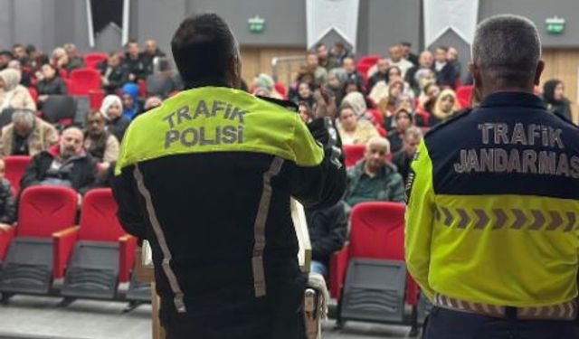 Polis ve jandarmadan servis şoförlerine eğitim