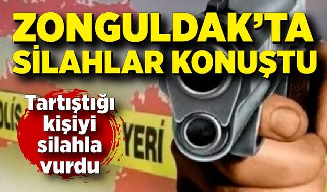 Zonguldak'ta silahlar konuştu