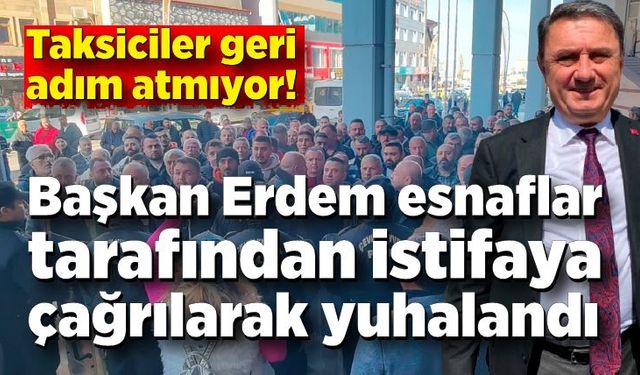 Taksiciler geri adım atmıyor! Daha büyük eylemle gelecekler