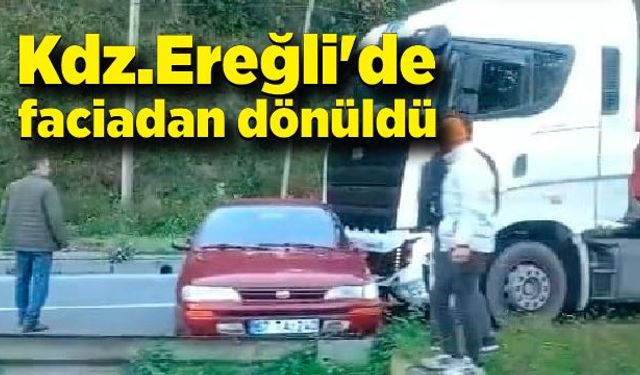 Ereğli'de faciaya ramak kala!