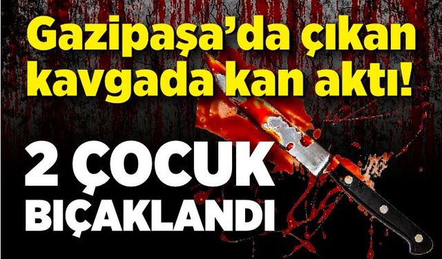 Zonguldak'ta kanlı gece! 2 çocuk bıçaklandı