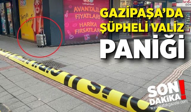 Zonguldak'ta şüpheli valiz paniğe neden oldu