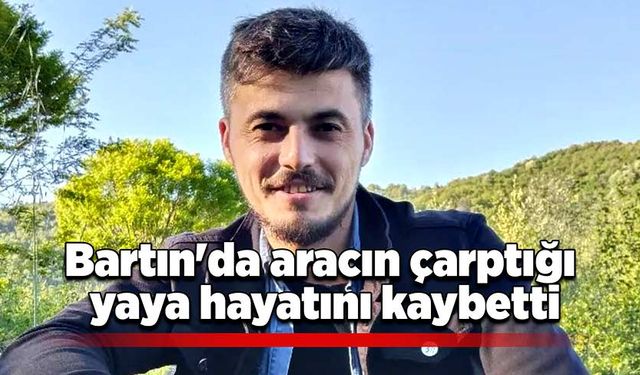 Bartın'da aracın çarptığı Mesut Yılmaz hayatını kaybetti