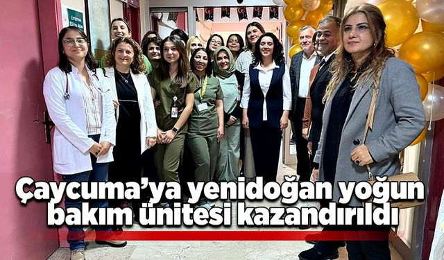 Çaycuma’ya yenidoğan yoğun bakım ünitesi kazandırıldı