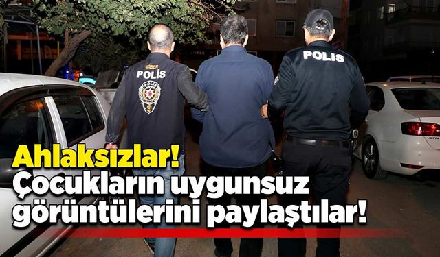 Ahlaksızlar! Çocukların uygunsuz görüntülerini paylaştılar!