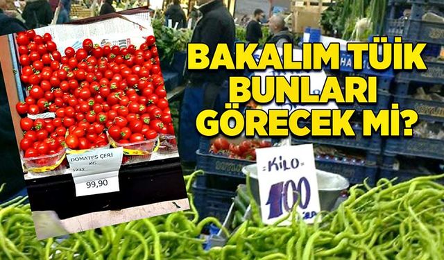 Bakalım TÜİK bunları görecek mi?