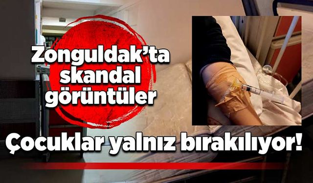 Zonguldak’ta skandal görüntüler: Çocuklar yalnız bırakılıyor!