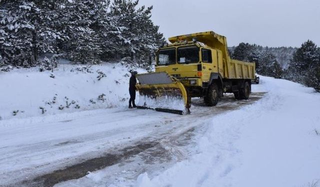 Kar sonrası kapanan tüm köy yolları ulaşıma açıldı