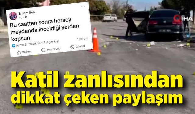 Belediye başkanı ve şoförünü öldüren katil zanlısından dikkat çeken paylaşım: "İnceldiği yerden kopsun"