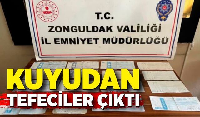 Kuyudan tefeciler çıktı