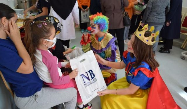 Lösemili çocuklara moral etkinliği düzenlendi