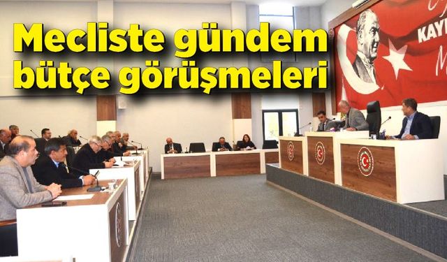 İl genel meclisinde bütçe görüşmeleri başladı