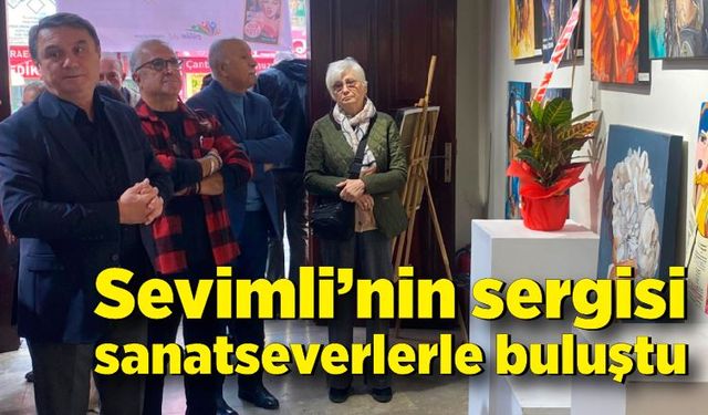 Zonguldaklı ressam Sevimli’nin sergisi sanatseverlerle buluştu