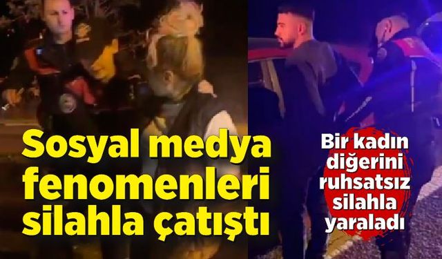 Sosyal medya fenomenleri arasında silahlı kavga