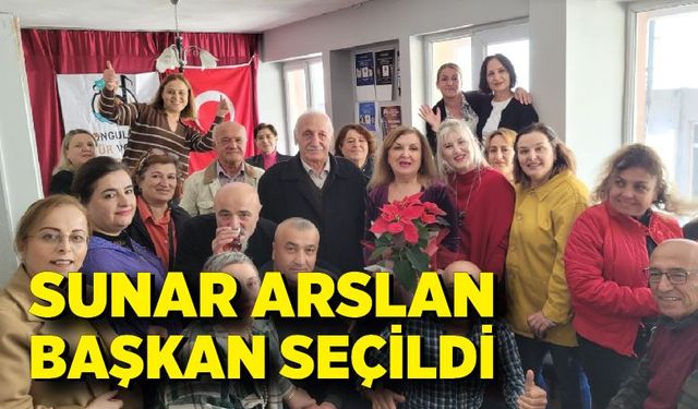 Sunar Arslan başkan seçildi