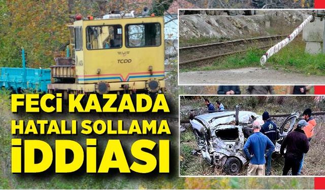 Feci tren kazasında hatalı sollama iddiası