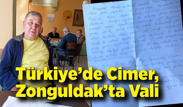 Türkiye’de Cimer, Zonguldak’ta Vali