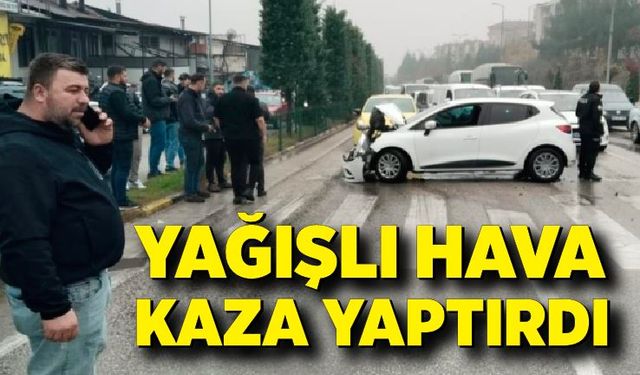 İki otomobilin çarpıştığı kazada 1 kişi yaralandı