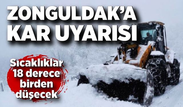 Meteorolojiden Kar Uyarısı! 18 derece birden düşecek