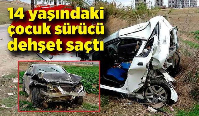 14 yaşındaki sürücü cipiyle otomobile çarptı: 1 ölü