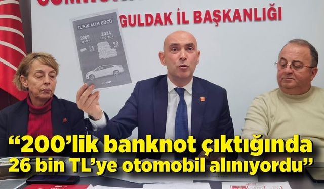 Devrim Dural: “200’lik banknot çıktığında 26 bin TL’ye otomobil alınıyordu”