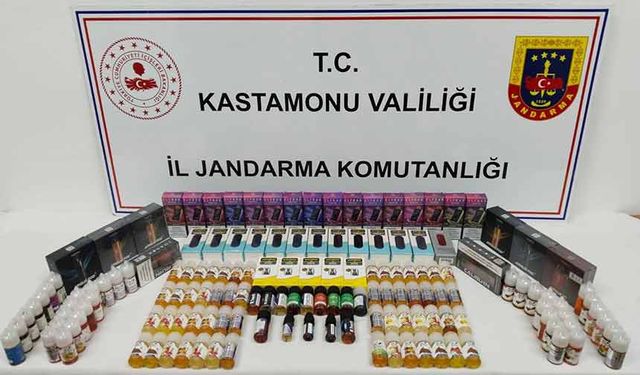 Kastamonu’da çok sayıda elektronik sigara ele geçirildi