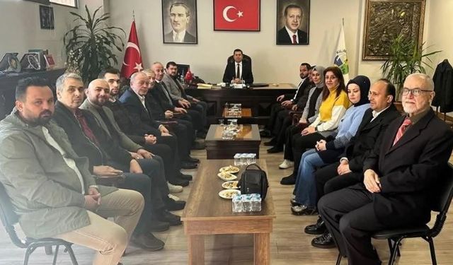 AK Parti Kozlu İlçe Teşkilatı, Kilimli Belediye Başkanını ziyaret etti