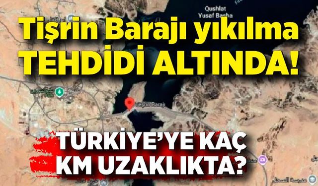 Tişrin Barajı'nda yıkılma tehdidi! Türkiye'yi etkileyecek mi?