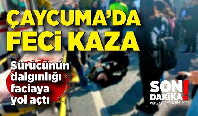 Zonguldak Havalimanı kavşağında kaza