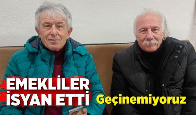 Zonguldak'ta emeklilerden geçim isyanı