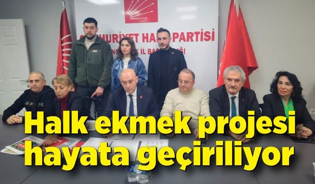 Zonguldak’ta halk ekmek projesi hayata geçiriliyor