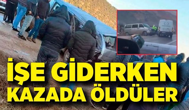 İşçi servisi ile tır çarpıştı: 2 ölü, 7 yaralı