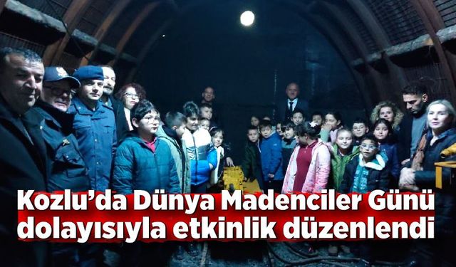 Kozlu’da Dünya Madenciler Günü dolayısıyla etkinlik düzenlendi