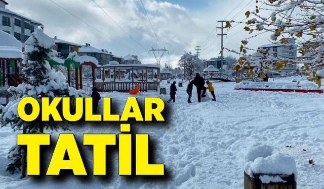 Eflani'de eğitime kar engeli