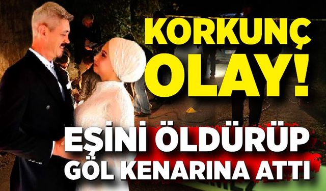 Eşini öldürüp teslim oldu