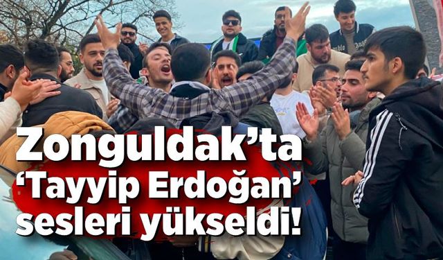 Esad rejiminin çökmesinin ardından Zonguldak’ta “Recep Tayyip Erdoğan” sesleri yükseldi!