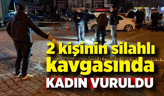 Husumetlilerin kavgasında eğlence mekanından çıkan kadın vuruldu