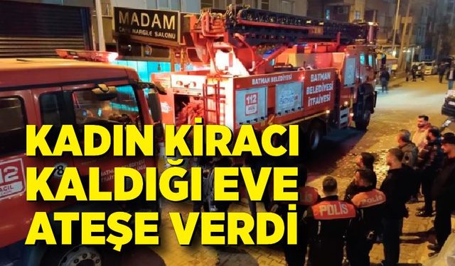 Evini ateşe verip komşularından yardım istedi