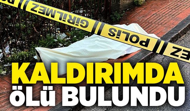 Kaldırımda ölü bulundu!