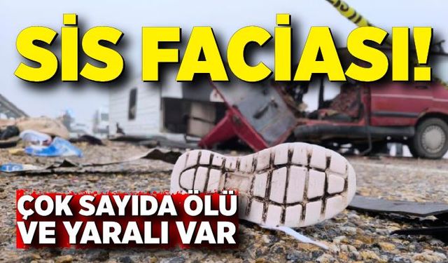 Aşırı sis faciaya neden oldu