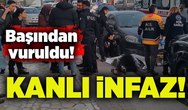 Kanlı infaz: Başından vuruldu!