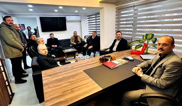 Çağlayan’dan Devrek İlçe Başkanlığına ziyaret