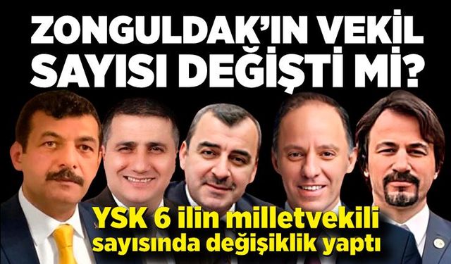 YSK kararıyla 6 ilin milletvekili sayısı değişti
