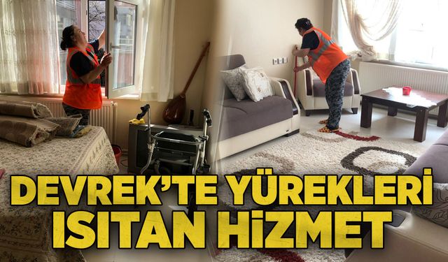 Devrek’te yürekleri ısıtan hizmet