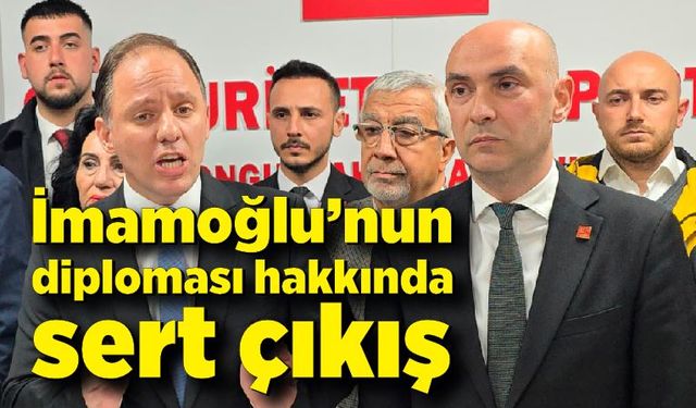 Yavuzyılmaz’dan İmamoğlu’nun diploması hakkında sert çıkış: “Siyasi bir işlem”