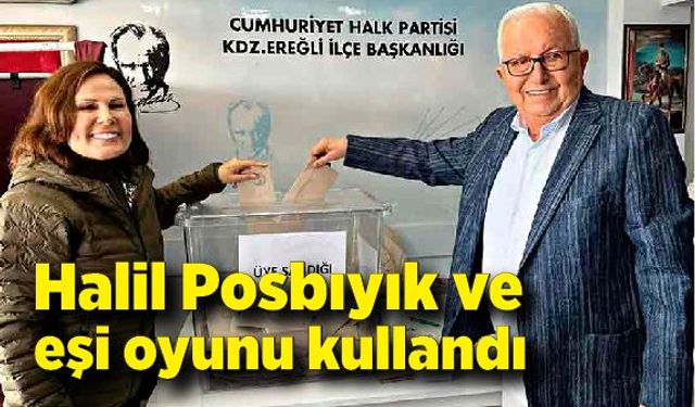 Halil Posbıyık ve eşi oyunu kullandı: “Gelecek için mücadele ediyoruz”