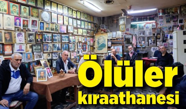 Ölüler kıraathanesinde bayram geleneği bozulmadı
