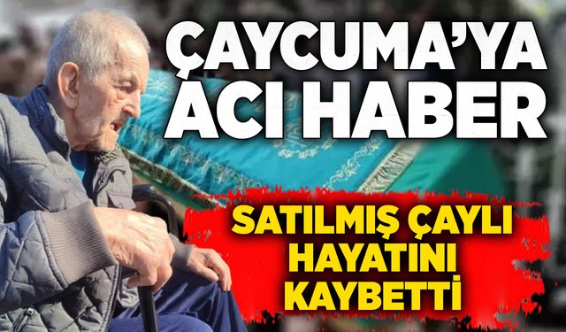 Çaycuma'ya acı haber: Satılmış Çaylı hayatını kaybetti
